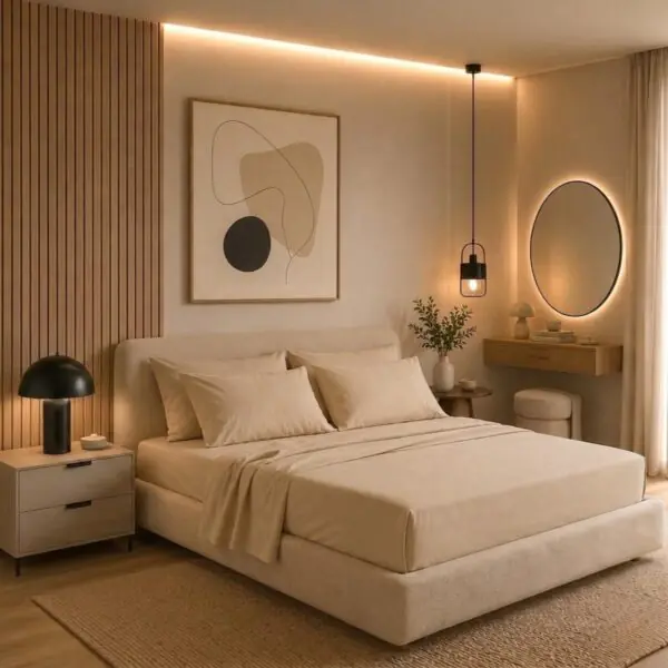 Perlarara Completo Letto in Cotone Tinta Unita