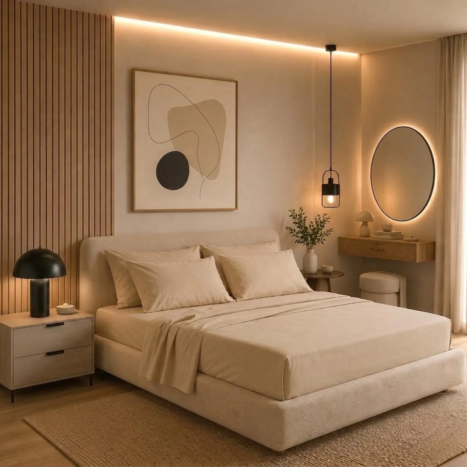 Perlarara Completo Letto in Cotone Tinta Unita