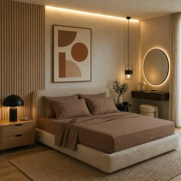 Perlarara Completo Letto in Cotone Tinta Unita