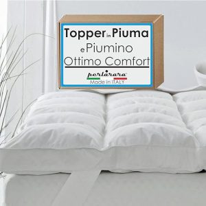 Topper in piuma