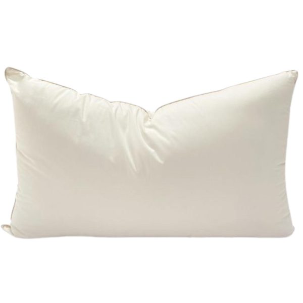 Perlarara Guanciale Cuscino Letto Ecologico Green Soft Sostegno Classico federa in Cotone Naturale