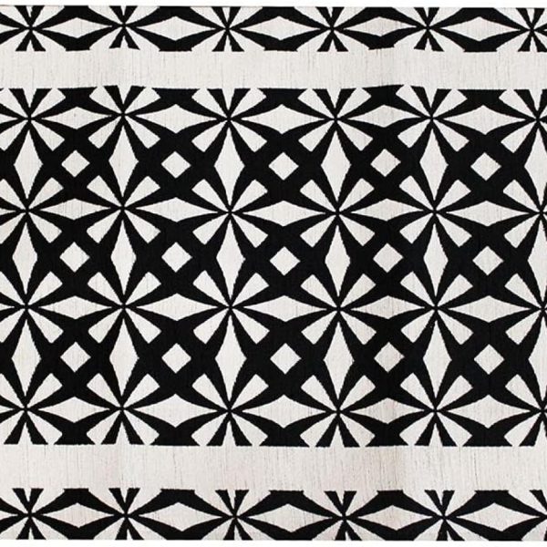 Perlarara Tappeto Geometrico in cotone e poliestere