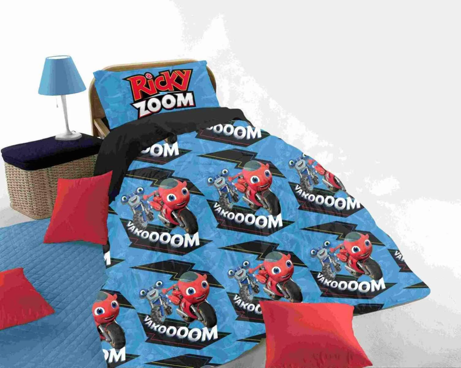 Ricky Zoom Trapunta Invernale in Cotone per Letto Singolo