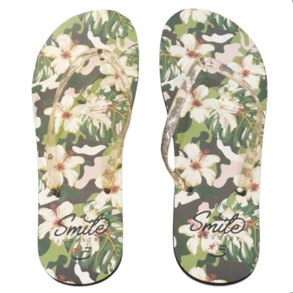 Smile Industry Infradito Donna Estive, Floreale 40 41 Sandali Spiaggia Piscina Mare Antiscivolo