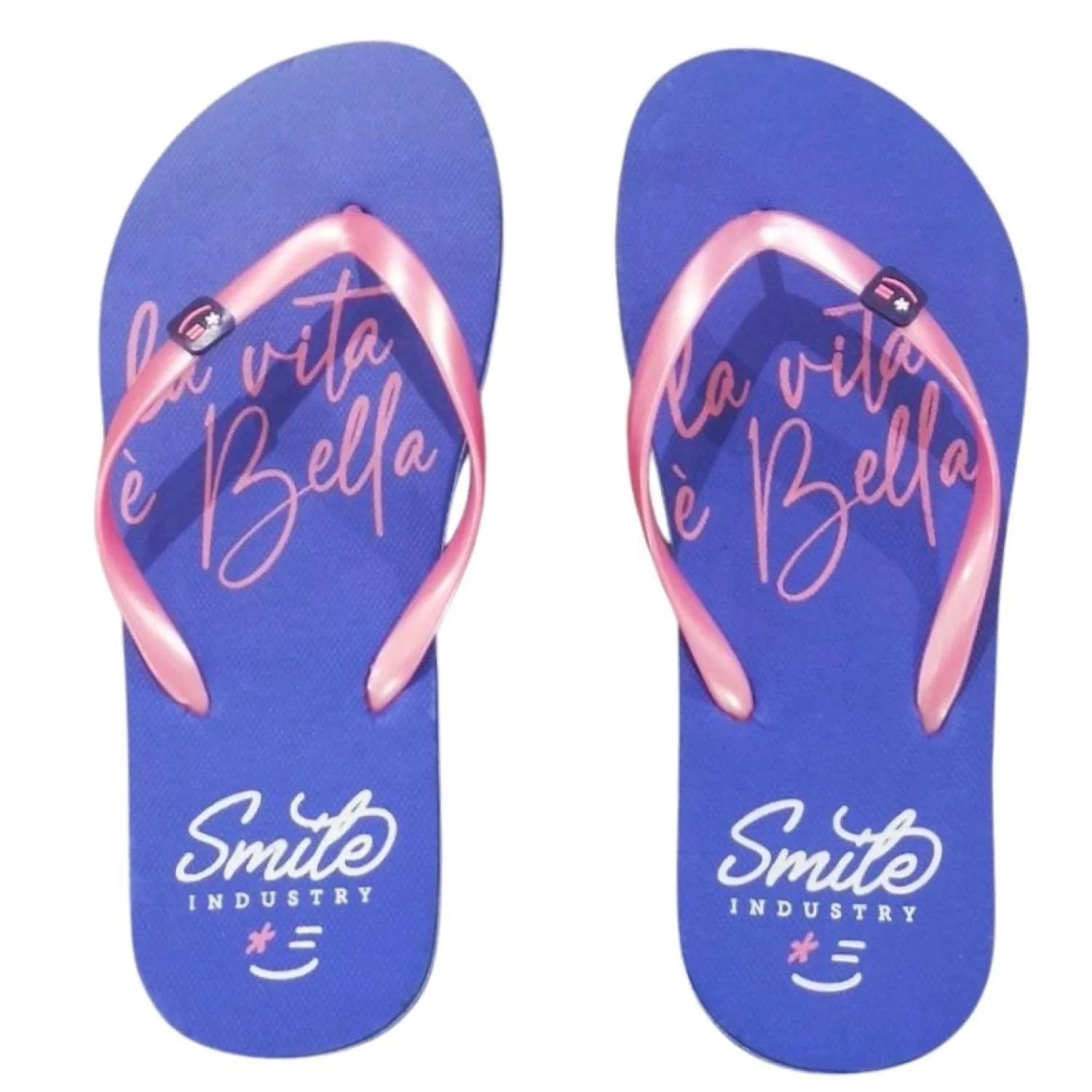 Smile Industry Infradito Donna Estive, La Vita è Bella Sandali Spiaggia Piscina Mare Antiscivolo