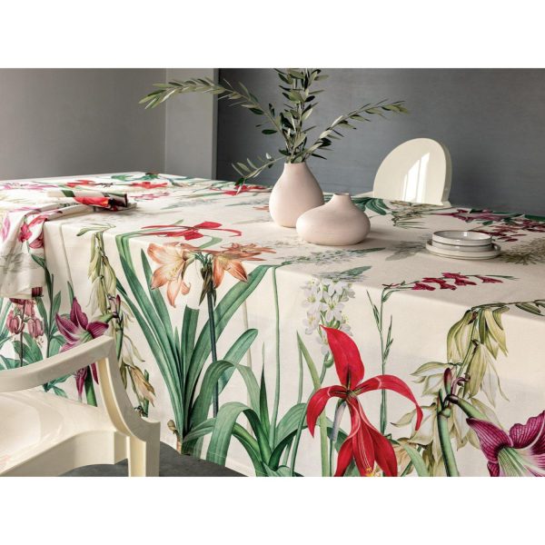 Tag House Tovaglia Artissima 12 Posti 170x270 cm in Cotone - Amaryllis 3919