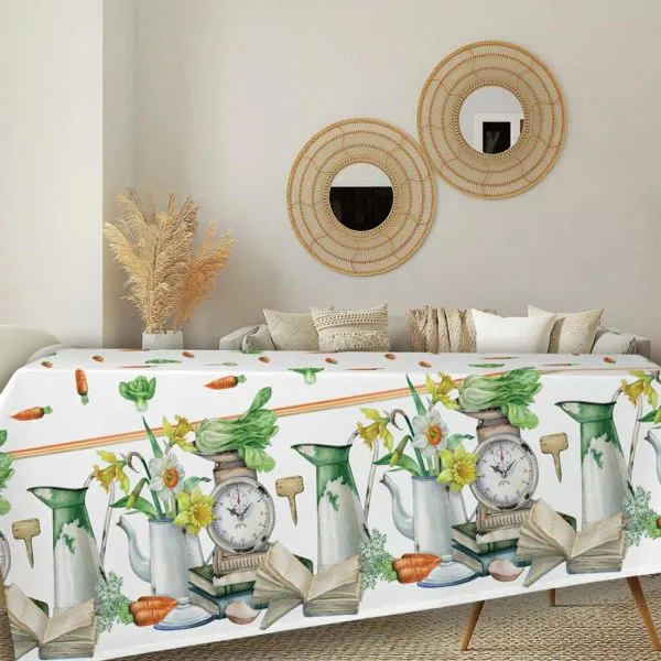 Tag House Tovaglia Design 12 Posti 150x275 cm in Cotone - Bilancia 3933