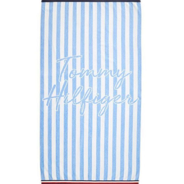 Tommy Hilfiger - Telo Mare in Spugna di Cotone Cinigliato 90x170 cm