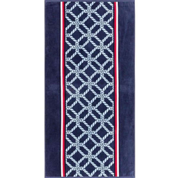 Tommy Hilfiger - Telo Mare in Spugna di Cotone Cinigliato 90x180 cm
