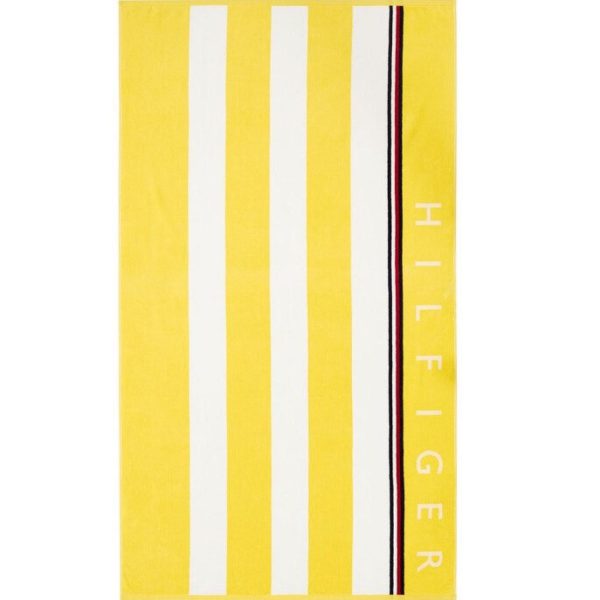 Tommy Hilfiger - Telo Mare in Spugna di Cotone Cinigliato 90x160 cm