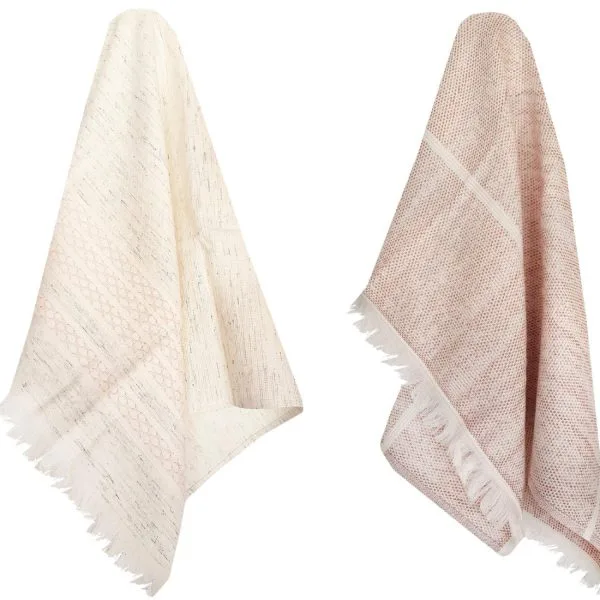Vingi Set 2 Strofinacci Cucina in Spugna Cotone 44x73 cm Haiti, Asciugamani da cucina Asciugapiatti