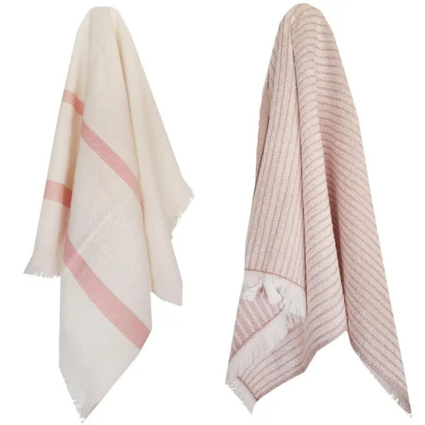 Vingi Set 2 Strofinacci Cucina in Spugna Cotone 44x73 cm Haiti, Asciugamani da cucina Asciugapiatti
