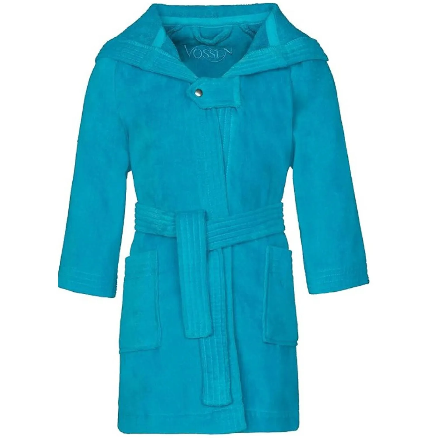 Vossen - Accappatoio in Spugna Bambino Turquoise 557 - 5/6 anni