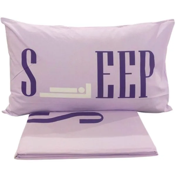 zer0bed Parure Copripiumino in Cotone Stampato
