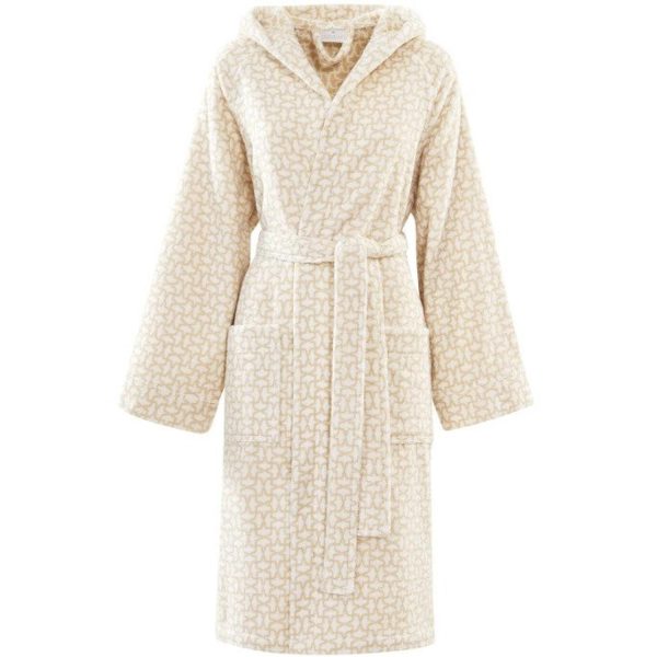 Zucchi Accappatoio in Spugna Adulto Jacquard Sempione Beige 41 - S