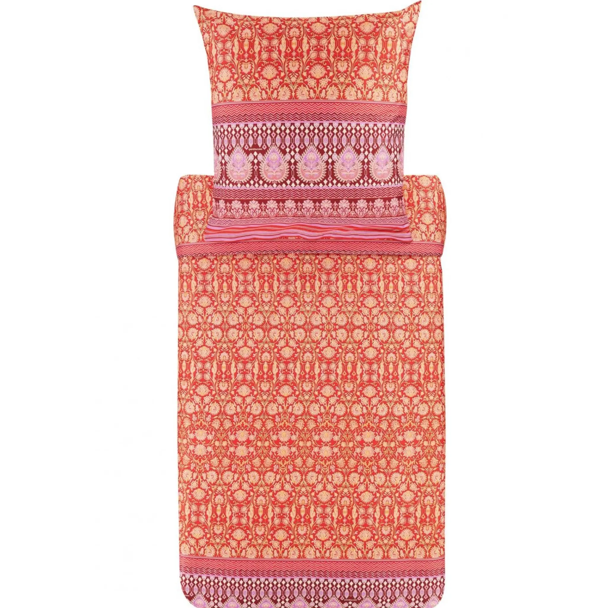 Bassetti Granfoulard Completo Copripiumino Letto Matrimoniale in Raso Mira R1