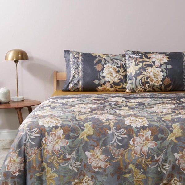 Bassetti Granfoulard Completo Copripiumino Letto Matrimoniale in Raso Verona G1