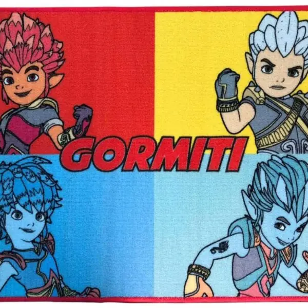 Gormiti Tappeto Antiscivolo per cameretta - 70x110 cm