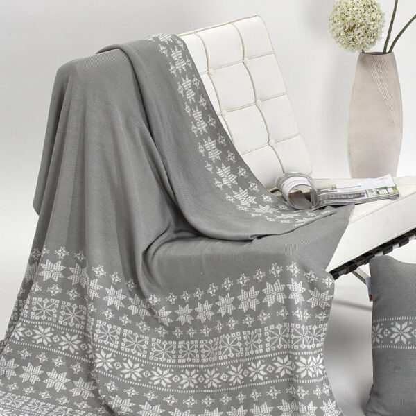 Mora Plaid in Pile 130x170 Noel - Grigio