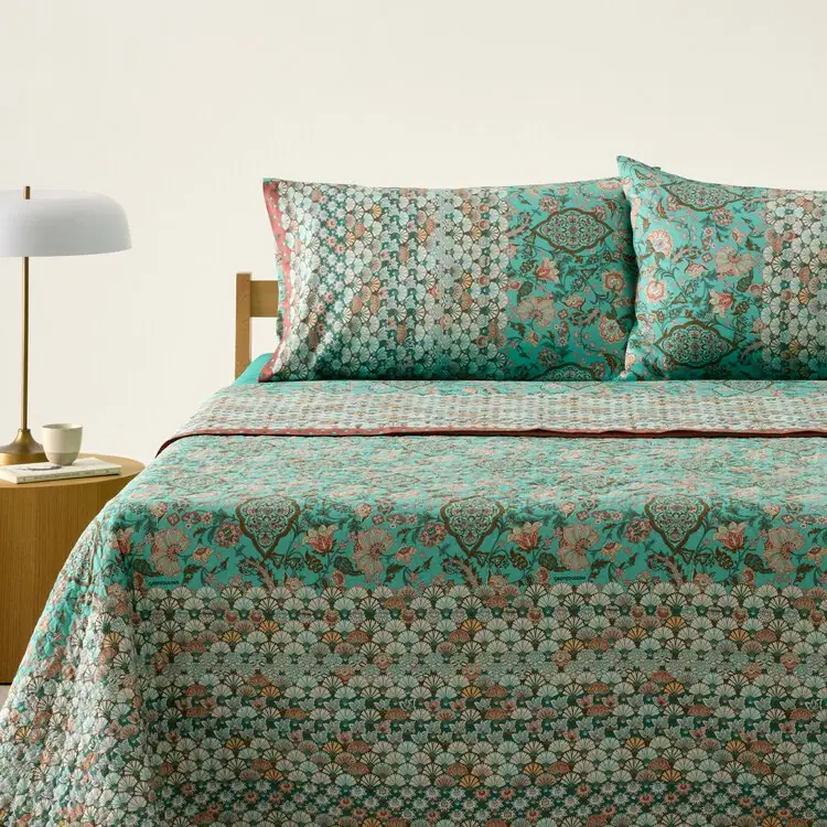 Bassetti Granfoulard Completo Letto Lenzuola Raso Matrimoniale Tigullio