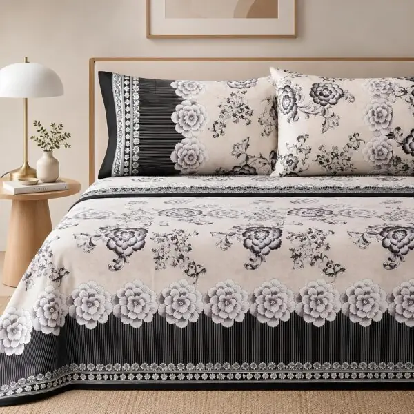 Bassetti Granfoulard Completo Letto Lenzuola Raso Matrimoniale Paraggi