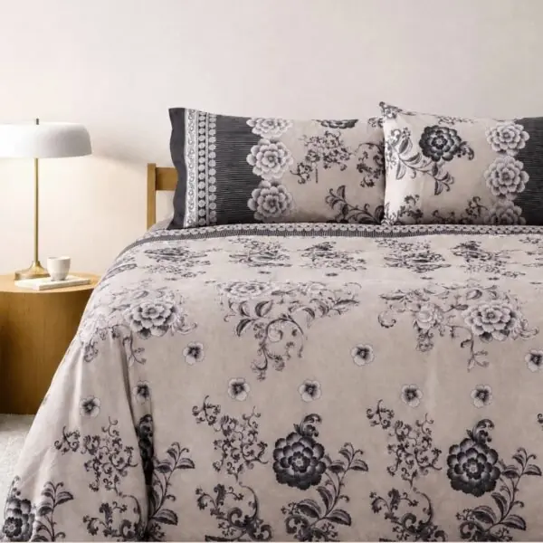 Bassetti Granfoulard Completo Copripiumino Raso Letto Matrimoniale Paraggi