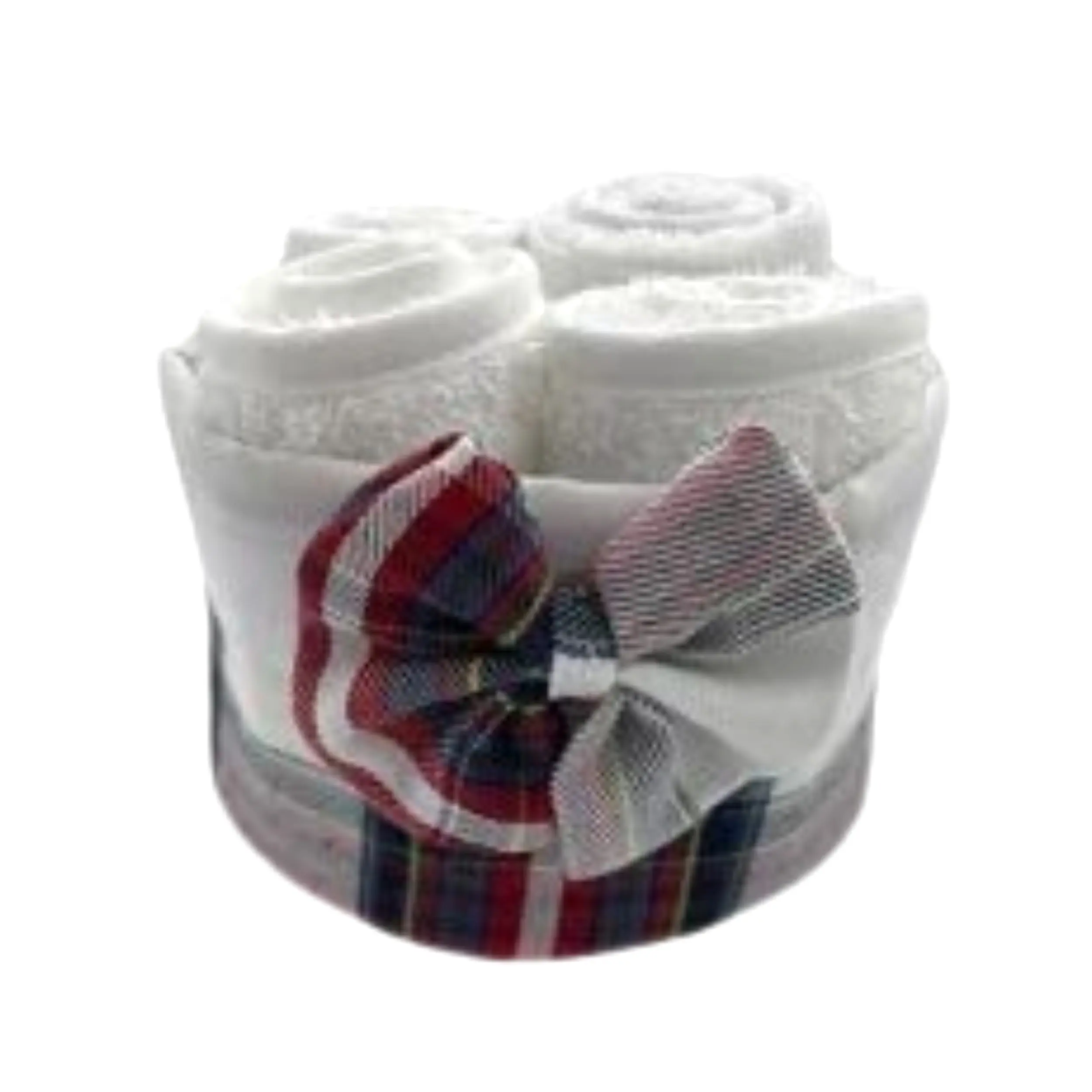 Daunex Set 4 pezzi Lavette 30x30 Mini asciugamano ospite In splendida confezione decorata