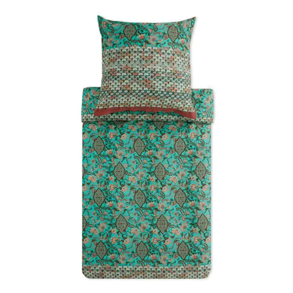 Bassetti Granfoulard Completo Copripiumino Raso Letto Matrimoniale Tigullio