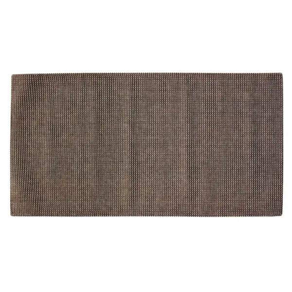 PERLARARA Tappeto Arredo fondo Antiscivolo Lavabile Sisal Flat  60x90 Marrone