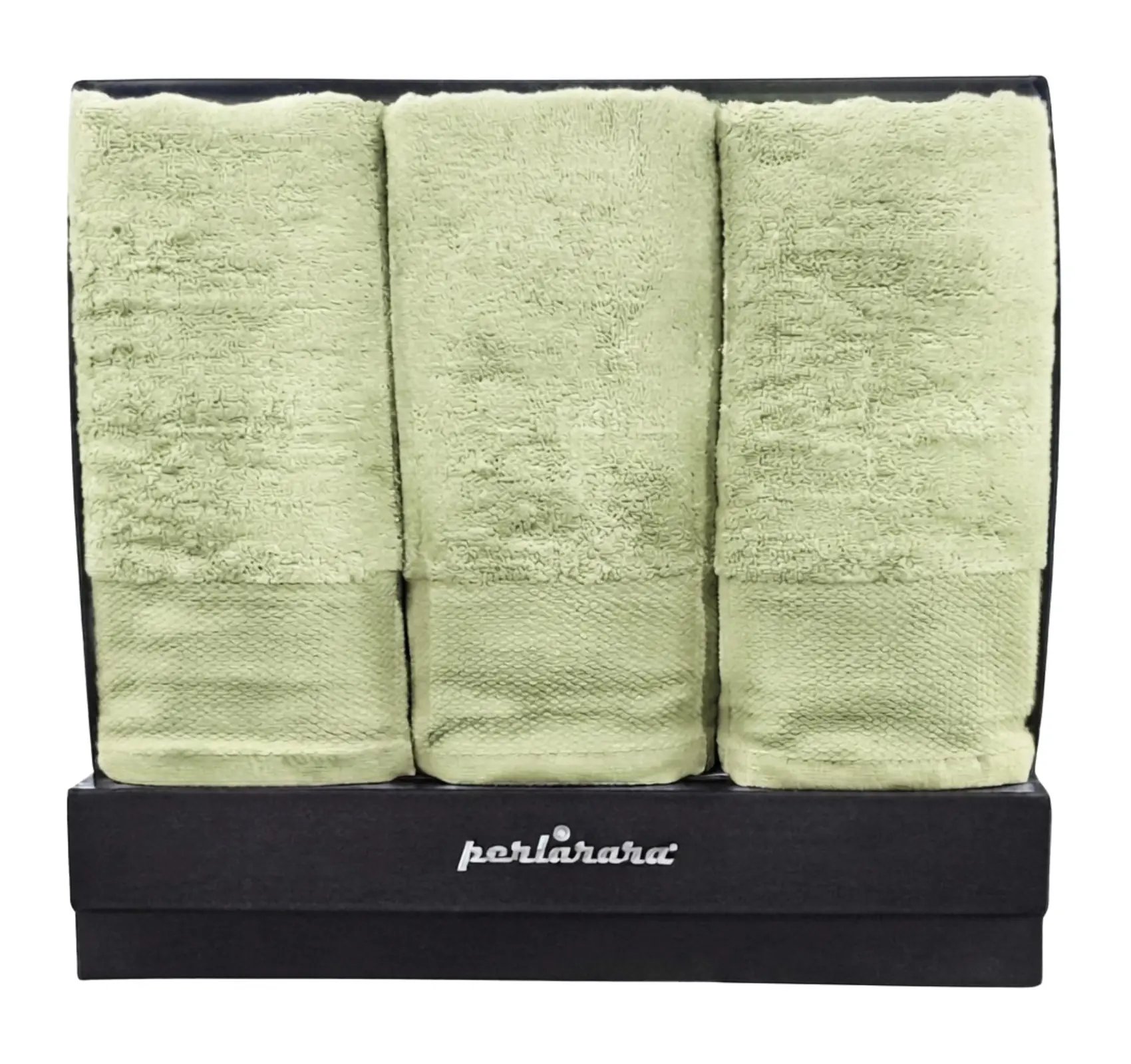 PERLARARA Set Asciugamani Viso e Bidet in Cotone 6 pezzi